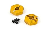 Team Durango TD310385 Wheel Hex (Set of 2), 4.5mm, Aluminum/Gold [並行輸入品]