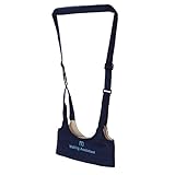 Refaxi ウォーキングアシスタントベルトハンドヘルドベビーウォーカー幼児ウォーキングヘルパーキッドセーフウォーキング保護ベルト子供ハーネスラーニングアシスタント（ダークブルー）