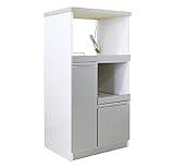 家具産地 大川60レンジ台2型 RB-03 (シルバー)