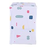 防水洗濯機ZIPカバー、トップ/フロントロードワッシャー乾燥機用防塵洗浄機防塵プロテクター(フロントロード)