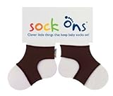 Sock Ons Clever Little Things That Keep Baby Socks On! 6 - 12m (Brown) by Sock Ons [並行輸入品]