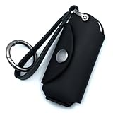 [NONINA] キーケース キーカバー 本革 オイルレザー 牛革 マツダ用 新型 アクセラ デミオ CX-5 CX-3 CX-8 MPV アクセラスポーツ アクセラセダン アテンザ アテンザワゴン ビアンテ プレマシー ベリーサ ロードスター (Type B, ケースタイプ ブラック)
