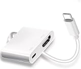 USB Type-C HDMI 変換アダプター 2in1 【PD急速充電対応 / 4K タイプC HDMI 変換 ケーブル 接続 同時充電 ミラーリング 設定不要 遅延なし iPad Pro/MacBook/Surface/Android対応 ホワイト