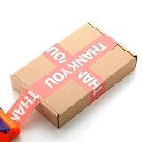 opp梱包テープ ガムテープ 包装 荷造り thank you サンキュー 透明 4.5cm×100m(ピンク 白文字)