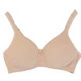 [モデルルック] 綿100% 弱 敏感肌 インナー ノンワイヤー ブラジャー アトピー tシャツ ワイヤレス ブラジャー スポーツブラジャー 生地 無地ショーツ Ｔシャツ レディース WOMAN まとめ買い 響きにくい ひびきにくい 生地 無地 LL ベージュ