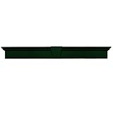 Buildersエッジ060010973122 73 5 / 8 " x 9 "フラットパネルウィンドウヘッダー122、ミッドナイトグリーン