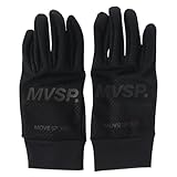 [ムーブスポーツ] 防風フィールドグローブ 手袋 防風 保温 ストレッチ 立体設計 MVSP BK L