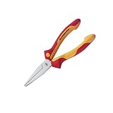Wiha 32810 Insulated 6.3-Inch Long Flat Nose Pliers by Wiha