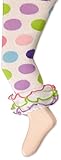 Jefferies Socksベビー女子ドットとストライプマルチフリルFootless Tight