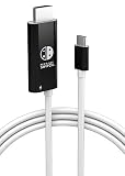 MATECH Switch Combo HDMI ケーブル 3in1（HDMI/Type-C/PD100W充電)【ドック不要/テレビ出力/解像度4K(30Hz)c】スイッチ Switch OLED専用 (※スイッチ２非対応) 持ち運び便利 (ホワイトブラック2m)