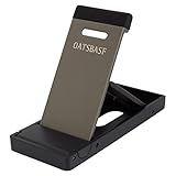 prendre スマホ タブレット スタンド コンパクト 薄型 折りたたみ アルミ合金 角度調整 シンプル スマートフォン デスク 持ち運び （ブラック） PR-PF171-BK