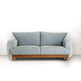 トウマ(Tohma) ソファ ブルー 2.5人掛け マイル デニム