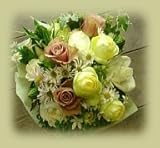 黄色のバラと紫のバラと使った花束【BFM】誕生日やお祝いに彼女に