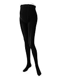 犬印本舗 マタニティ 極暖 ・ 裏シャギー タイツ 妊婦服 産前 あったか 防寒 冷え対策 M～L ブラック