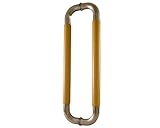 ﾍｱｰﾗｲﾝｺﾞｰﾙﾄﾞ ﾅﾁｭﾗﾙO型 ﾄﾞｱﾊﾝﾄﾞﾙ 450mm ﾗｲﾄｵｰｸ 丸喜金属本社