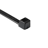 Hellermann Tyton North America T50L0C2BR Polyamide 6.6 (PA66) Standard Cable Tie 15.35 Long 50 lb. T