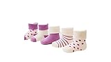 clearly ベビー・キッズ用靴下 シンプル折り返し 5足セット 1～10歳くらいまで (6ヵ月～1歳(約8～10cm), パープル)