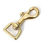 真鍮 キーホルダー 1個入り 回転カン レバー ストラップ フック ナスカン 回転式 金具 アクセサリーパーツ ハンドメイド 手芸DIY材料 4