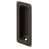 Prime-Line Products N 7343 Closet Door Pull with 1-3/8-Inch Solid Brass, Classic Bronze,(Pack of 2) 