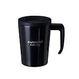 Atlas(アトラス) 真空 断熱 カフェ マグ カップ 330ml ブラック ASM-330BK コップ グラス