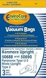Kenmore Upright Type U and Fits U-2/Z 3Bags Micro Filtration