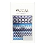 RESIN CLUB イングカワモト【レジンクラブ】 レジン シール 切子(きりこ) 青 RC-KIR-101