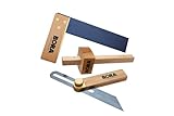 Bora 504FSK Measuring and Marking Beechwood Brass Set by Bora