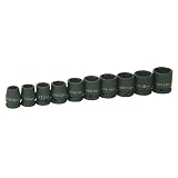 WILLIAMS 3/8" DR STD IMPACT SOCKET SET 6-PT 10 PCS (36906) 3/8"ドライブ ショートソケットセット インパクト 6角 10個 JHW3690