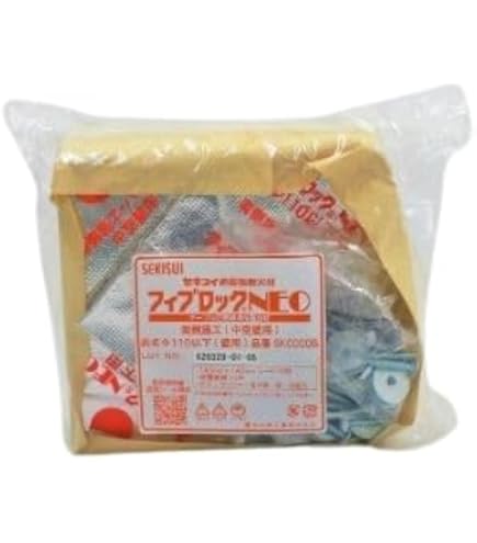 Amazon | 積水化学工業 ケーブル区画貫通措置部材 両側施工φ160以下壁 積水化学工業SKCCC06 フィブロックNEOΦ160以下壁用