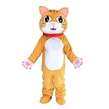 MascotShows 猫 着ぐるみ 大人 猫 きぐるみ 猫 大人用 招き猫着ぐるみ ハロウィン仮装 ネコ きぐるみ 動物 コスチューム 着ぐるみ ねこ 猫の衣装 イベント応援に最適