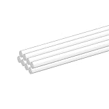 uxcell 8個 アクリル丸棒 3 mm x 300mm クリア アクリル棒 PMMAバー押出し 円形 プラスチック ソリッド スティック DIYクラフト照明 園芸 装飾用