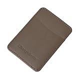 [Liberty&Smith] スマホ カードケース カードポケット カード入れ 貼り付け カード 収納 本革 革 レザー 薄型 日本製 背面ポケット iPhone android SUICA PASMO 定期入れ icカード 1枚 2枚 JM-355 (ダークブラウン)