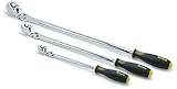 タイタンツール11075フレックスヘッドExtra Long Ratchet Set – 3 Piece by Titanツール