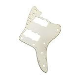 YJB PARTS JM ジャズマスター用ピックガード レリックエイジドホワイト3Ply インチ 日本製 レリックピックガード