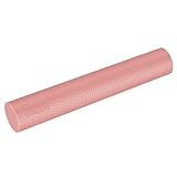 MOJEER ストレッチ用ポール ストレッチ用ぽーる 87cm ヨガポール 耐荷重130kg 肩甲骨 ローラー 筋肉ほぐし フォーム ローラー YJZ87001 (ピンク，87cm)