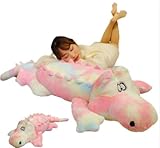 ぬいぐるみ大きい 特大 ワニ 大きい わにのぬいぐるみ/鰐/抱き枕/巨大ワニ大きい抱き枕 ぬいぐるみ 特大 ワニ お祝い可愛い熊 動物くま 大きい/巨大 ワニ/クマ抱き枕/お祝い/ふわふわぬいぐるみくま (七彩色NEW, 110cm)