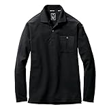 [バートル] 長袖ポロシャツ(ユニセックス) 665 ストレッチ 消臭 3L 35ブラック