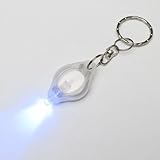 高性能 日亜化学工業社製 375nm UV-LED 使用（紫外線LED） ブラックライト 携帯小型キーホルダー 紫外線 アニサキス レジン ネイル 硬化 釣り 鑑定 ペット尿 蓄光