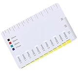 TVETE 弦高ゲージ 弦高調整 ギター スケール 【参考サイズ表付き】 プラスチック ギター 弦高定規 定規 ギター ギターメンテナンス工具 ギター 工具 ギター メンテ スケール 定規 エレキギター アコースティックギター ベースギター 初心者向け