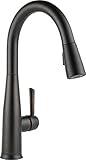 Delta Faucet 9113T-RB-DST Essa Single Handle Pull-Down Kitchen Faucet with Touch2O Technology and Ma