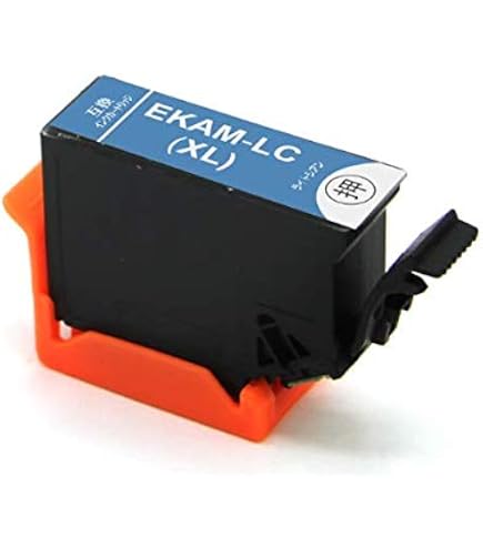 Amazon.co.jp: KAM KAM-C-L 単品 シアン KAM カメ エプソン 互換インク