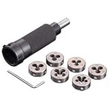 プロクソン(PROXXON) 外ネジ切削用ダイス6種セット マイクロ・レース専用 【M3・M4・M5・M6・M8・M10】 No.24082