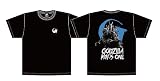 ゴジラ 1.0 抜染キッズTシャツ ブラック 130cm