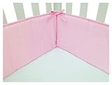American Baby Company 100 % Cotton Percale Crib Bumper, Pink by American Baby Company [並行輸入品]