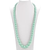 Consider It Maid Silicone Teething Necklace for Mom to Wear - FREE E-BOOK - BPA FREE and FDA Approve