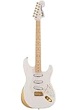 Fender フェンダー 国産エレキギター Ken Stratocaster® Experiment #1, Maple Fingerboard, Original White ソフトケース付き
