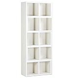 arne オープンラック コーナーラック 本棚 完成品 伸縮ディスプレイラック ハイタイプ R+R 60-5 ホワイトウッド