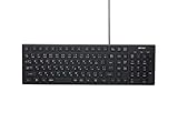 バッファロー BUFFALO USB接続 有線スタイリッシュキーボード ブラック BSKBU15BK