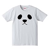 パンダ　シャンシャン　Tshirts　Tシャツ (白(WHITE), M)
