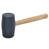 マスターメカニックjk160108 Double FacedソリッドゴムヘッドMallet、ブラック、32オンス